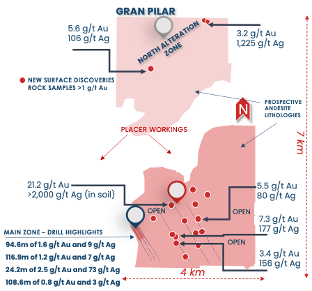 Gran Pilar Map